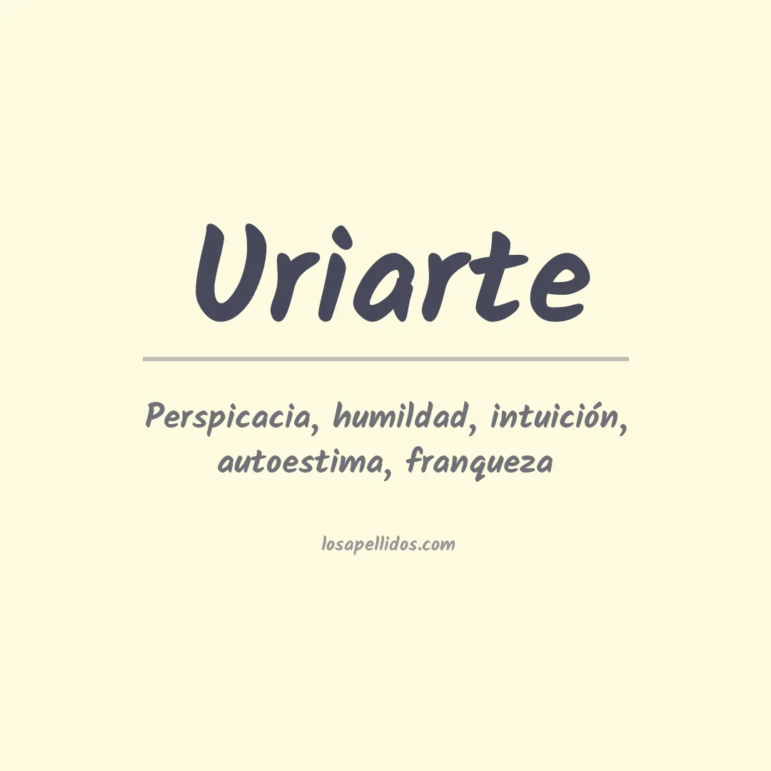 Apellido Uriarte