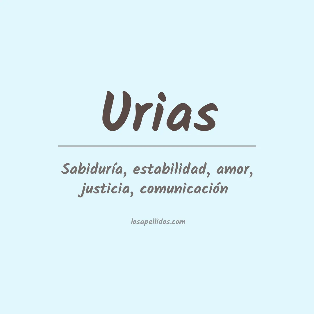 Apellido Urías
