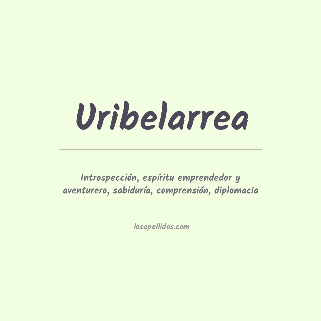 Apellido Uribelarrea