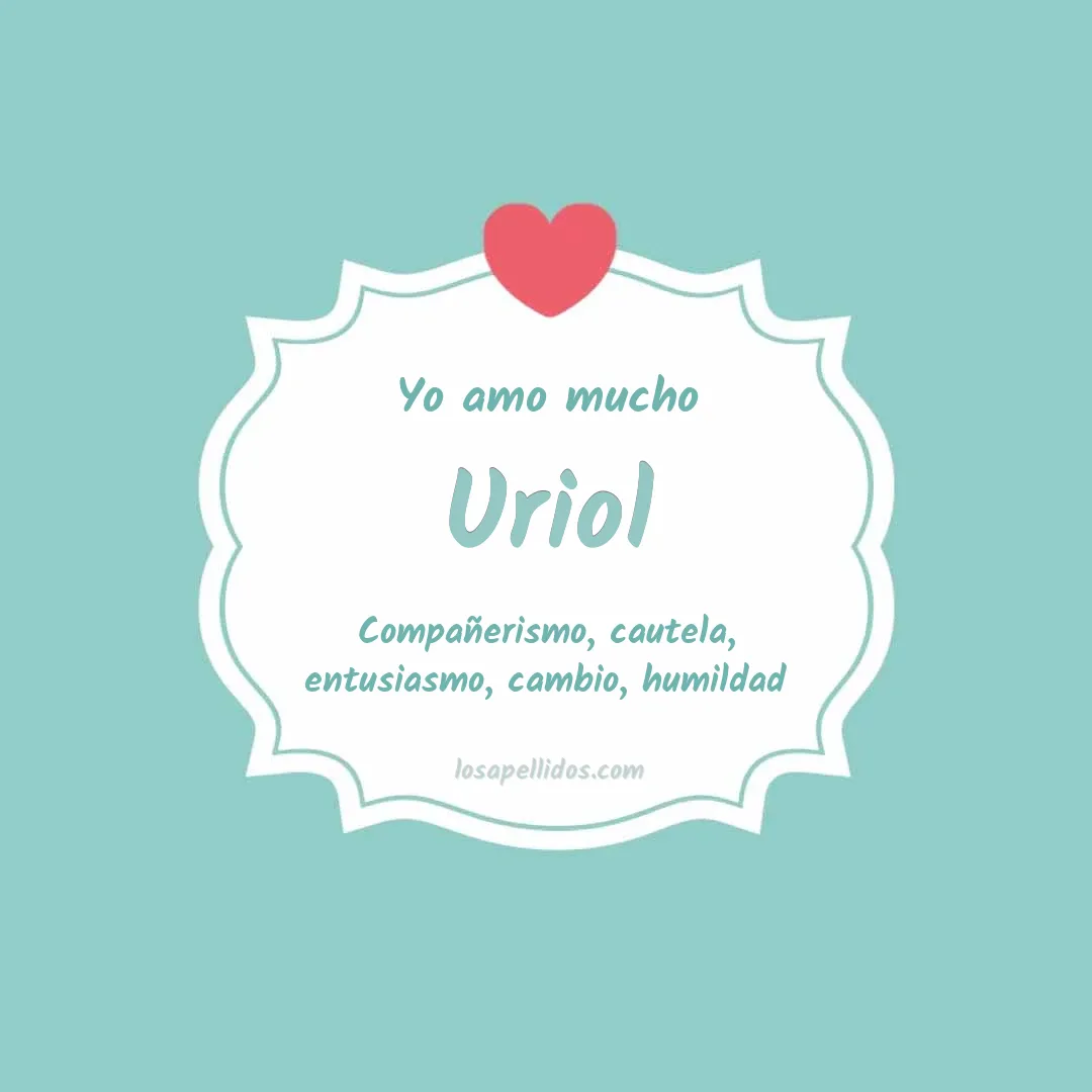 Yo amo mucho Uriol