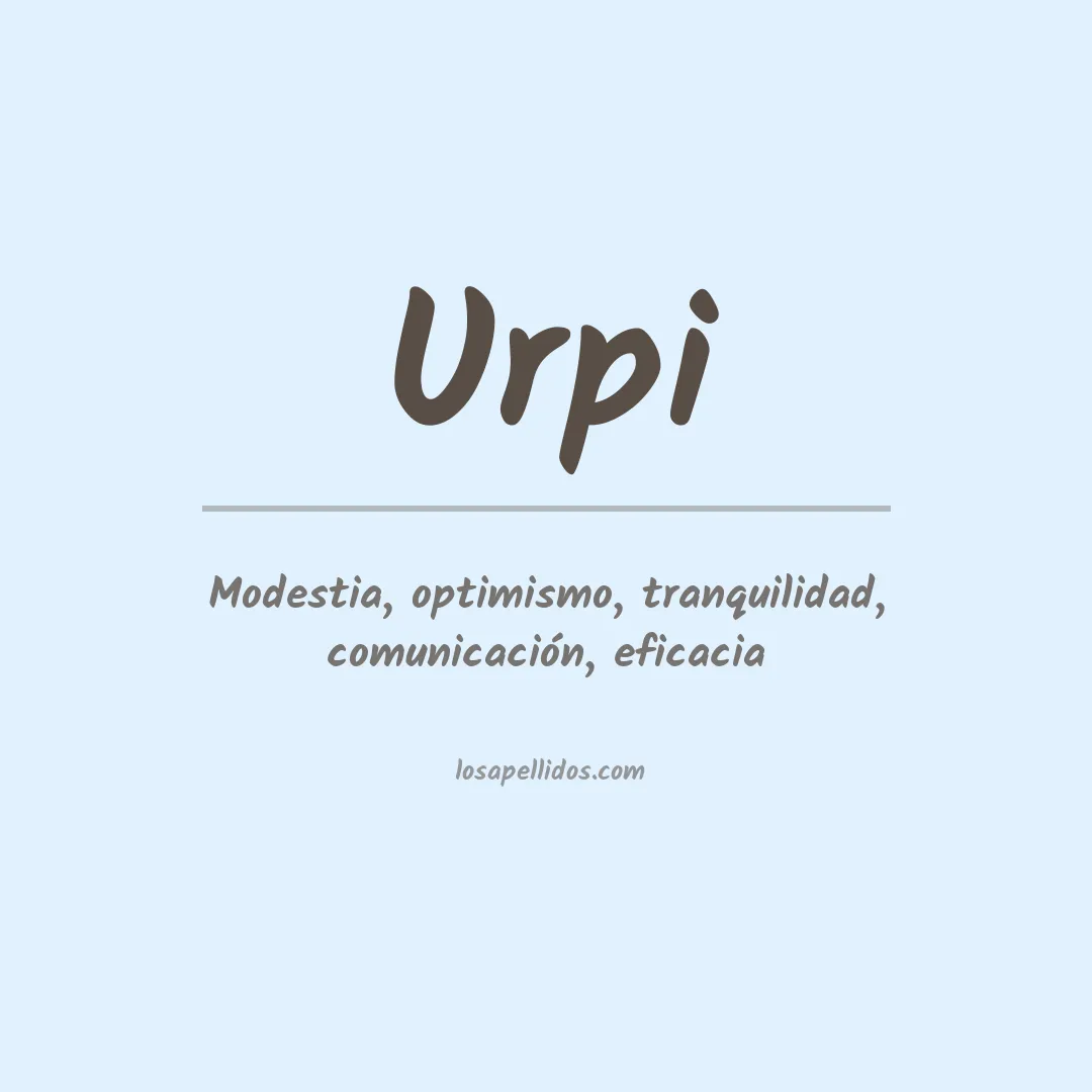 Apellido Urpi