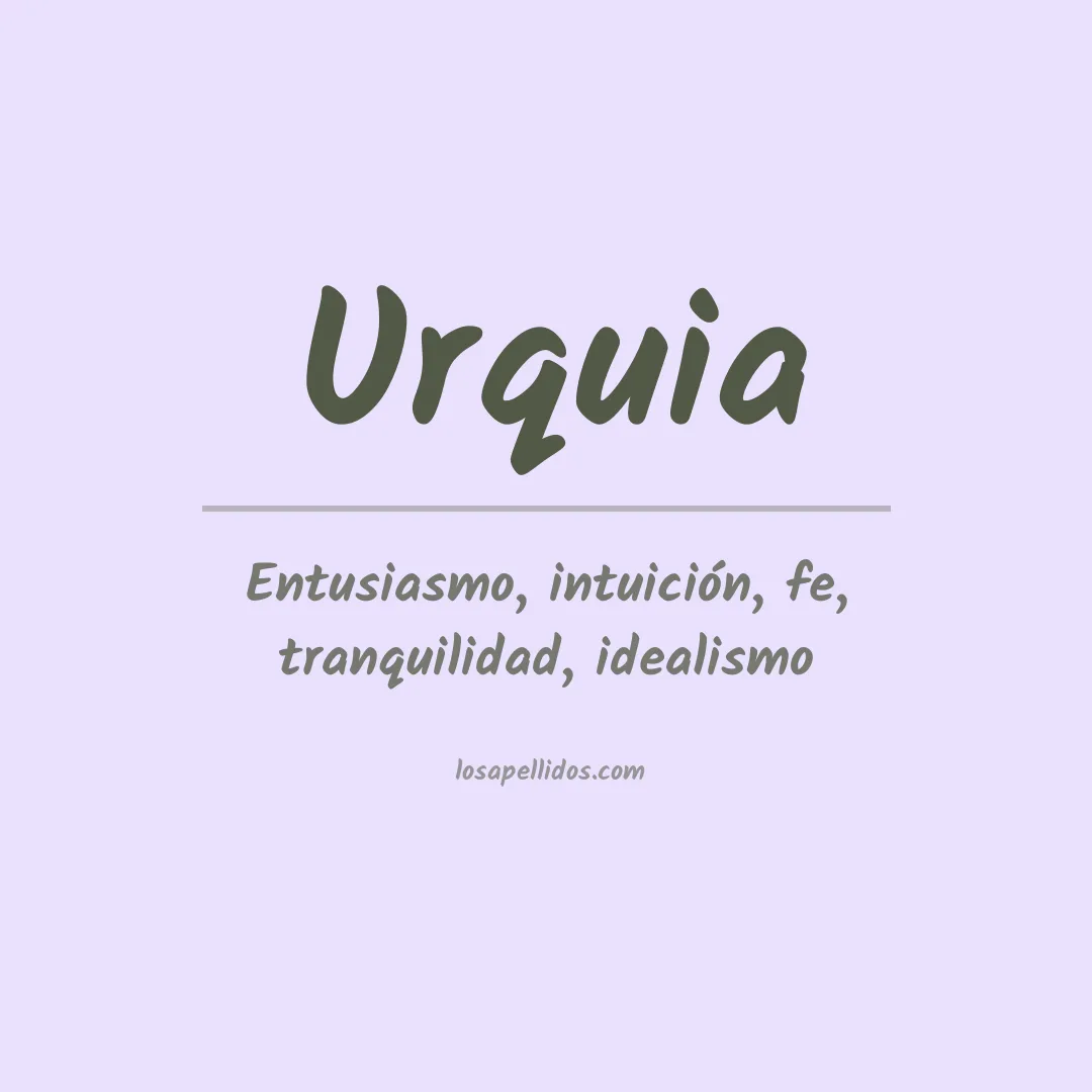Apellido Urquia