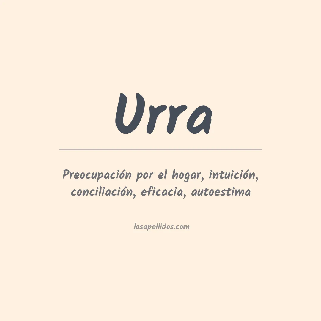 Apellido Urra