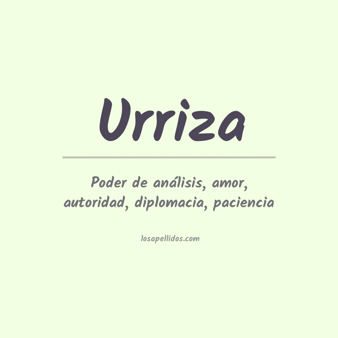 Apellido Urriza