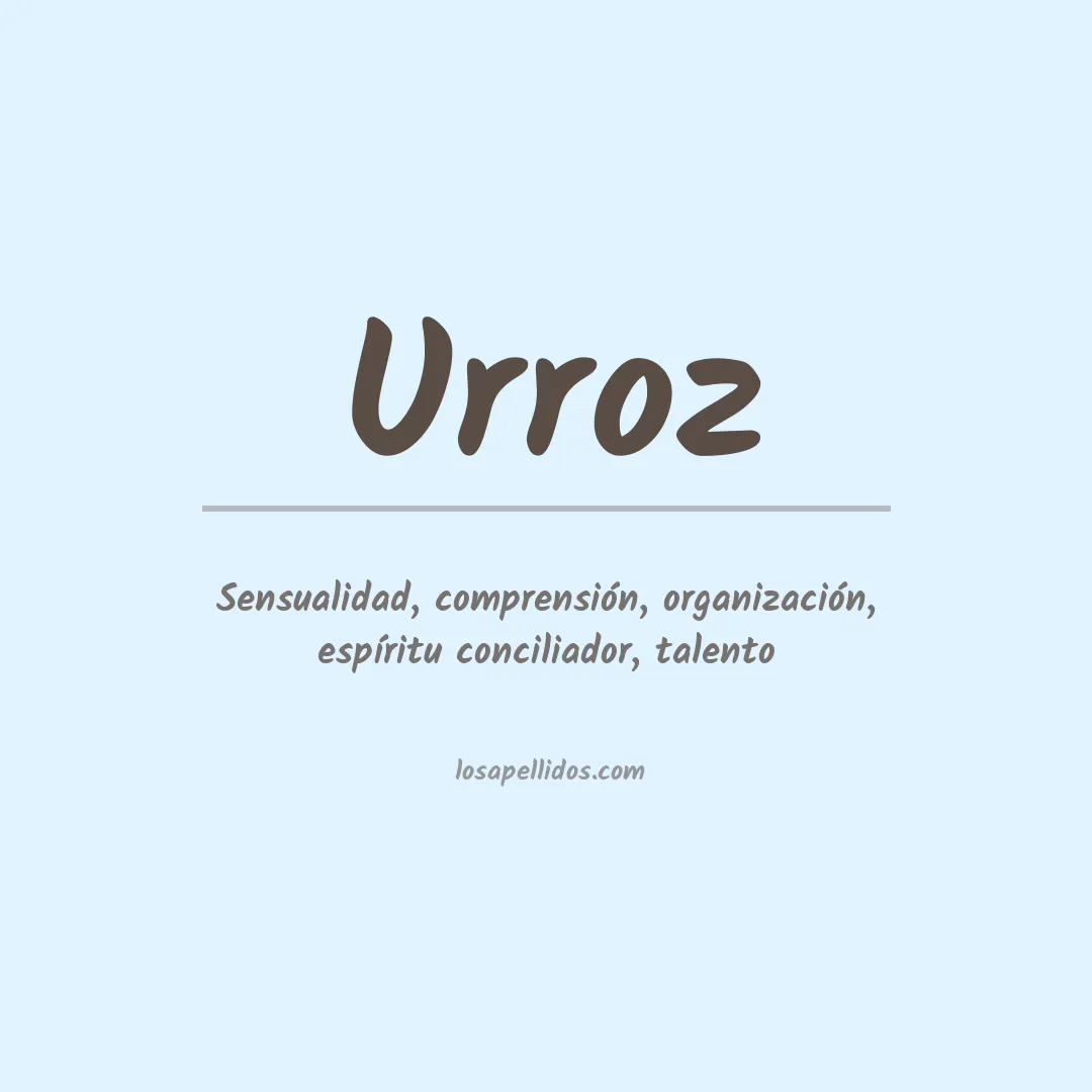 Apellido Urroz