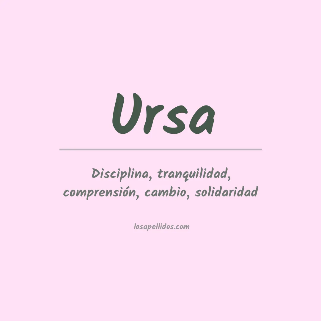 Apellido Ursa