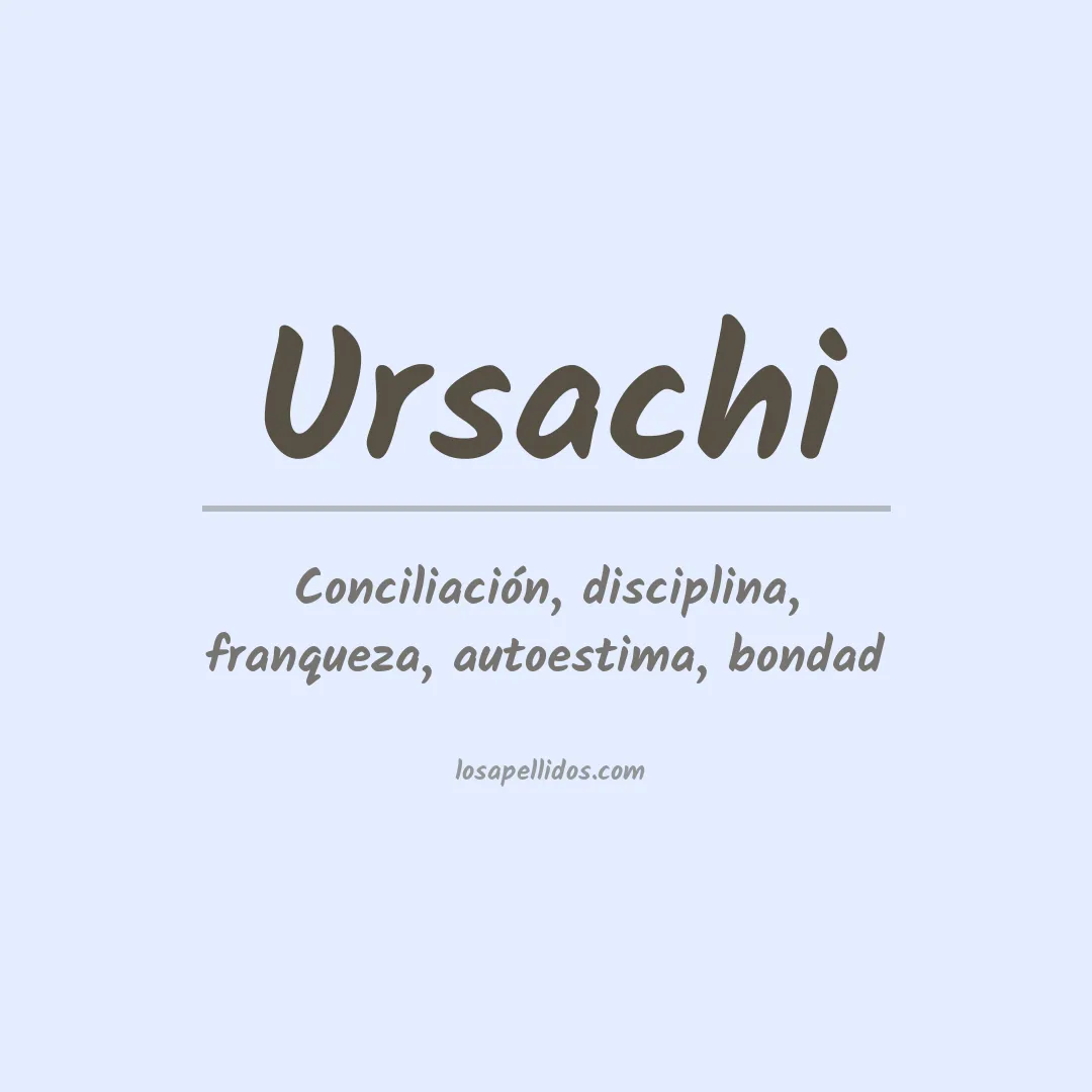 Apellido Ursachi