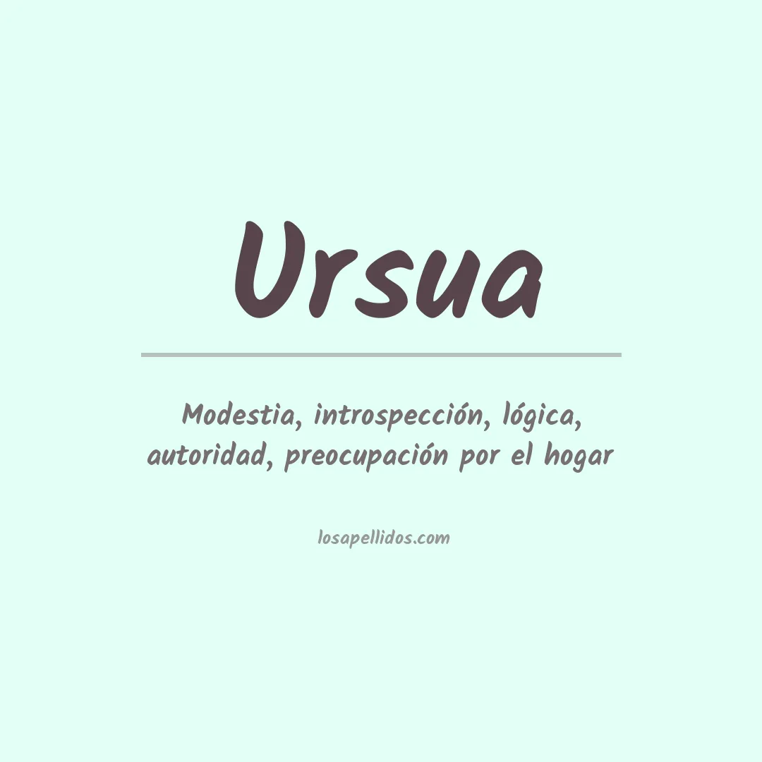 Apellido Ursua