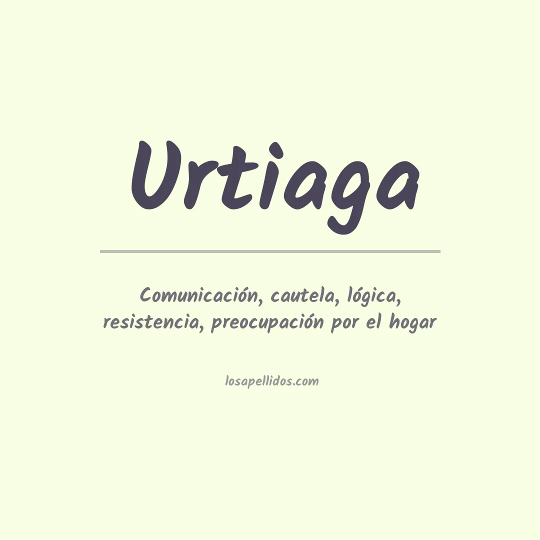 Apellido Urtiaga