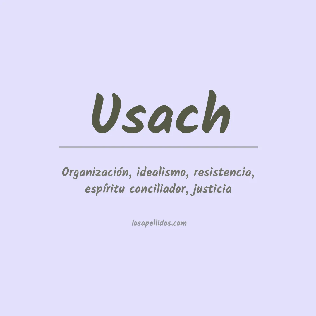 Apellido Usach