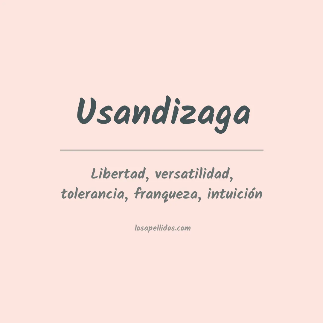 Apellido Usandizaga