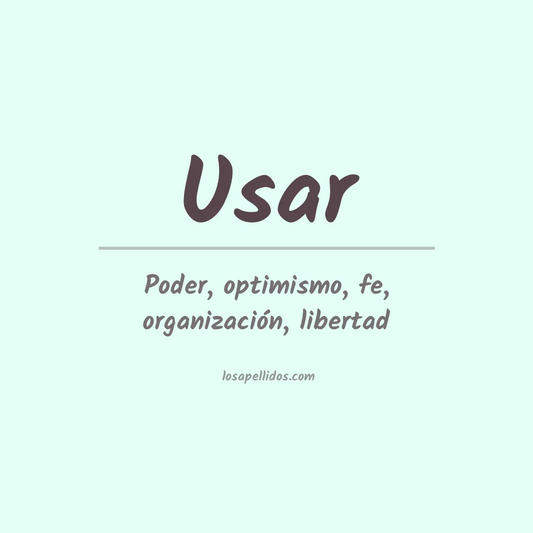 Apellido Usar