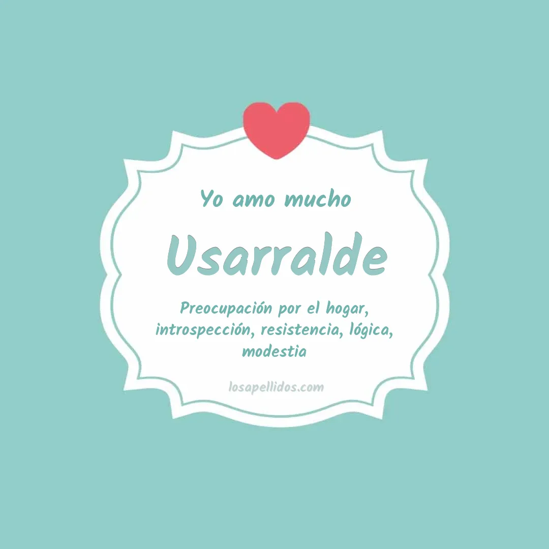 Yo amo mucho Usarralde