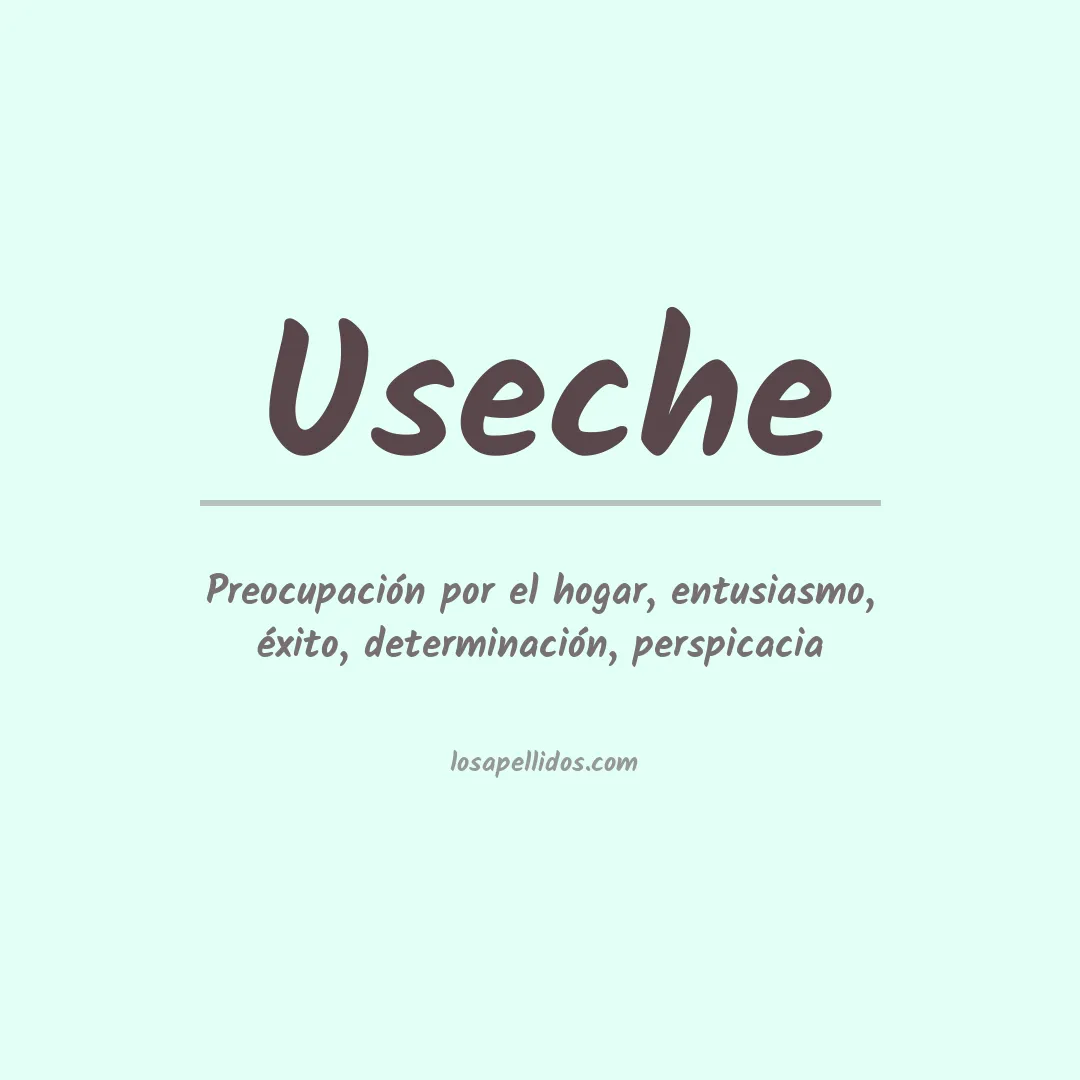 Apellido Useche