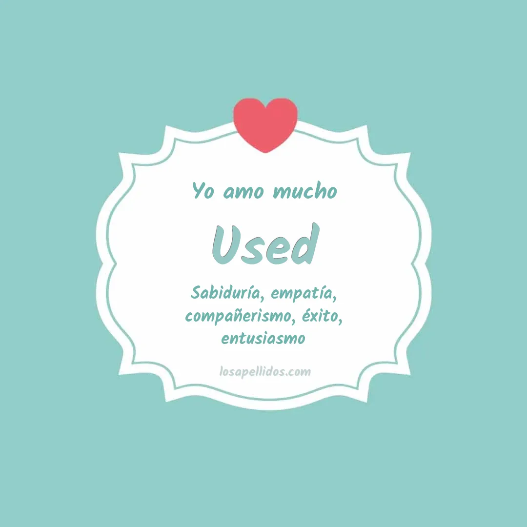 Yo amo mucho Used