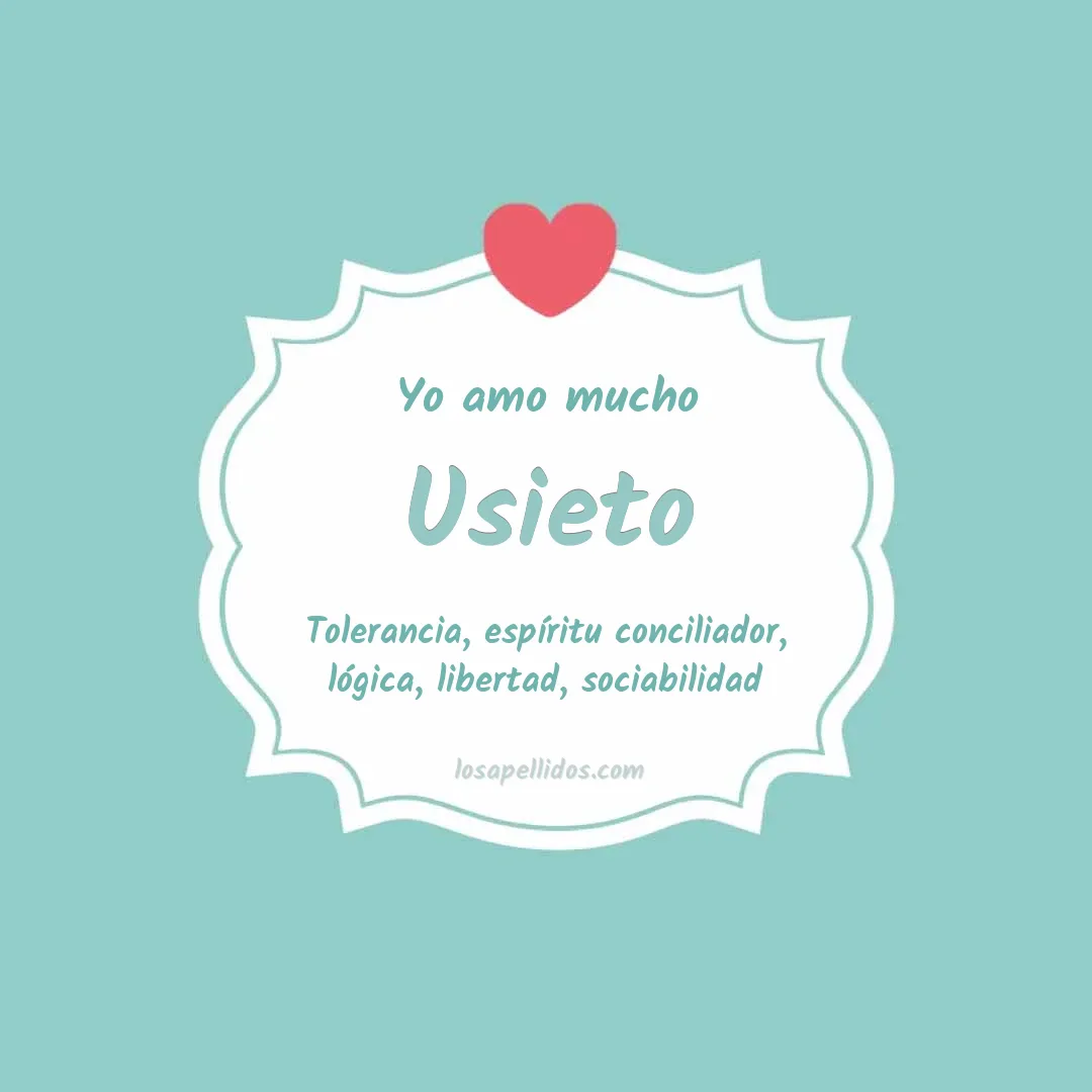 Yo amo mucho Usieto