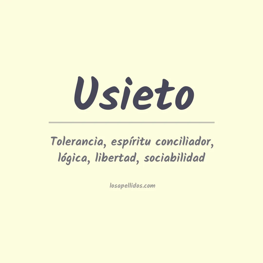 Apellido Usieto