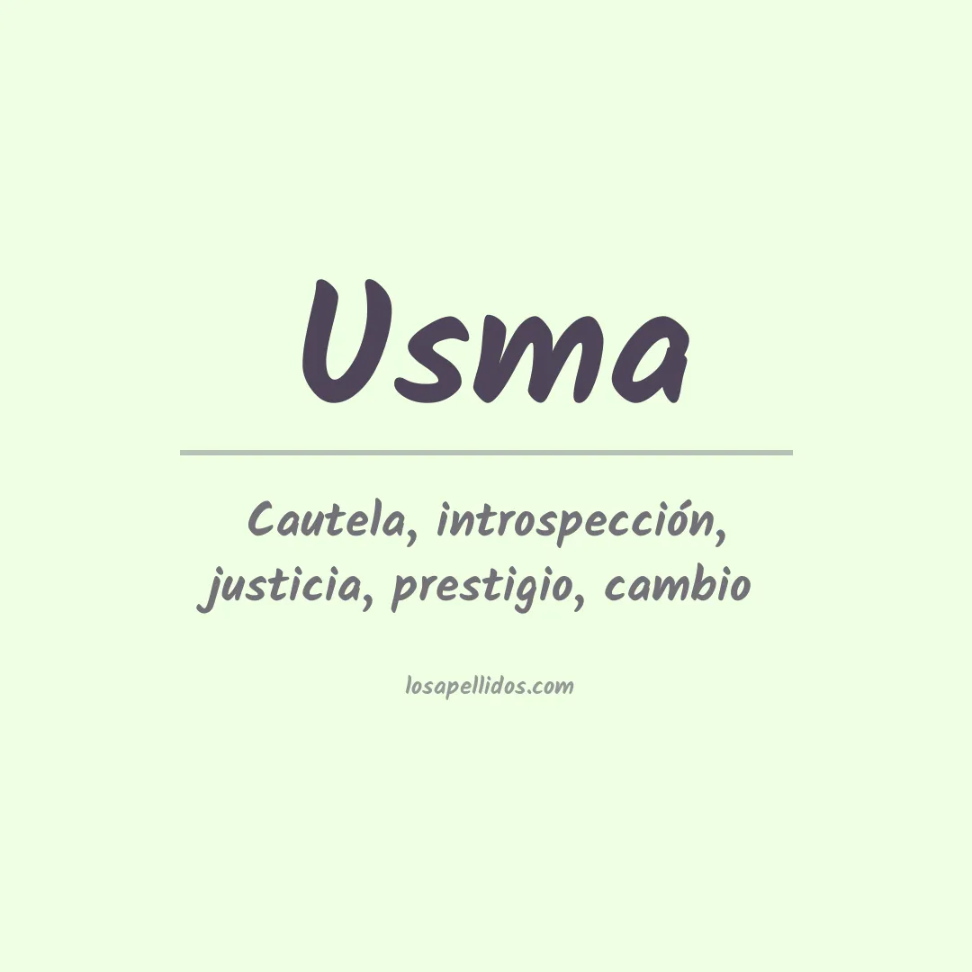 Apellido Usma