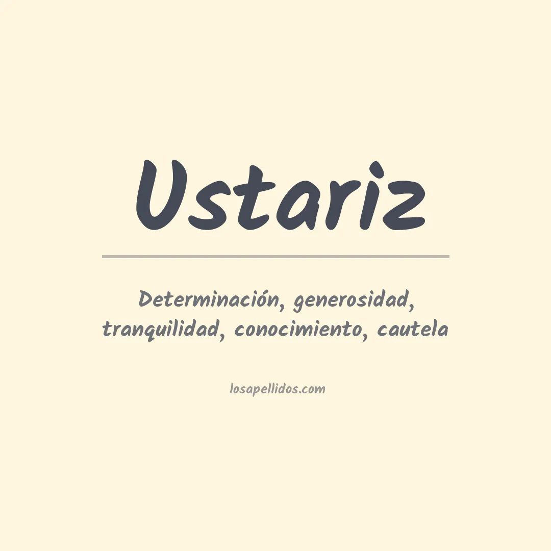 Apellido Ustariz