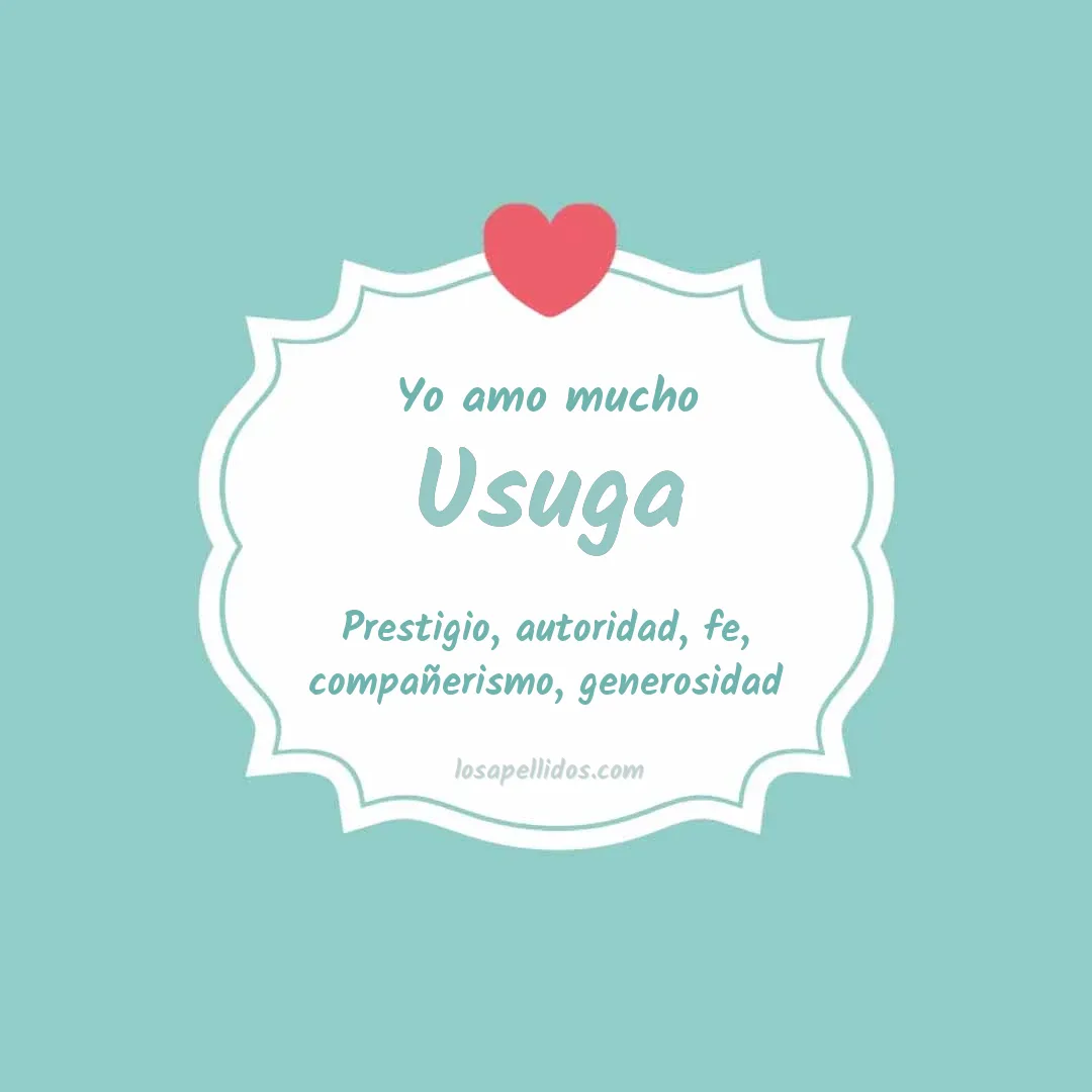 Yo amo mucho Usuga