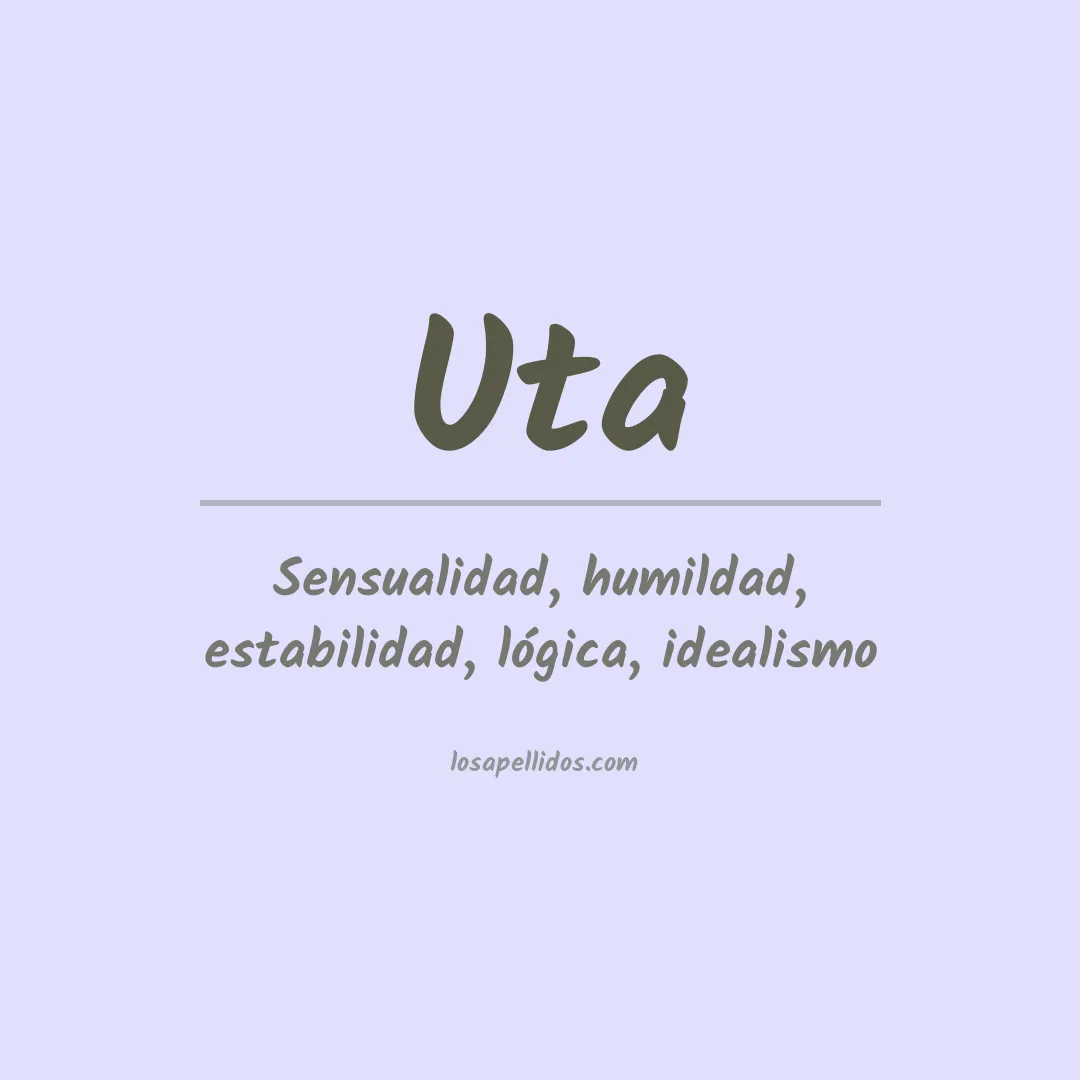 Apellido Uta