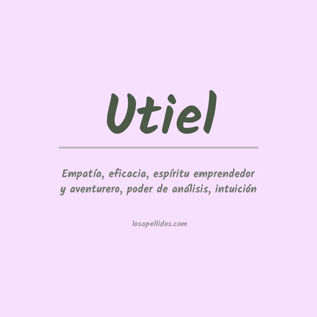 Apellido Utiel