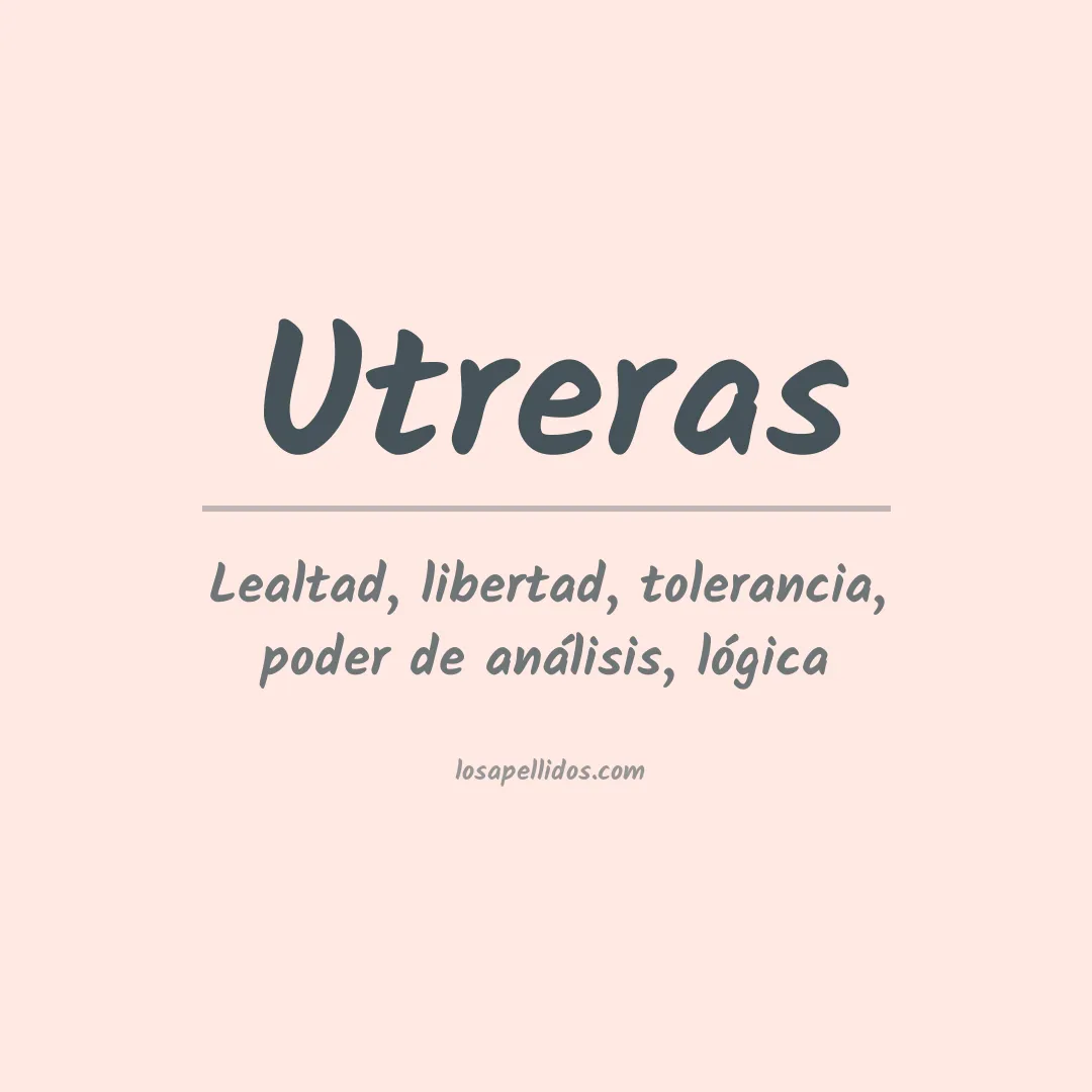 Apellido Utreras