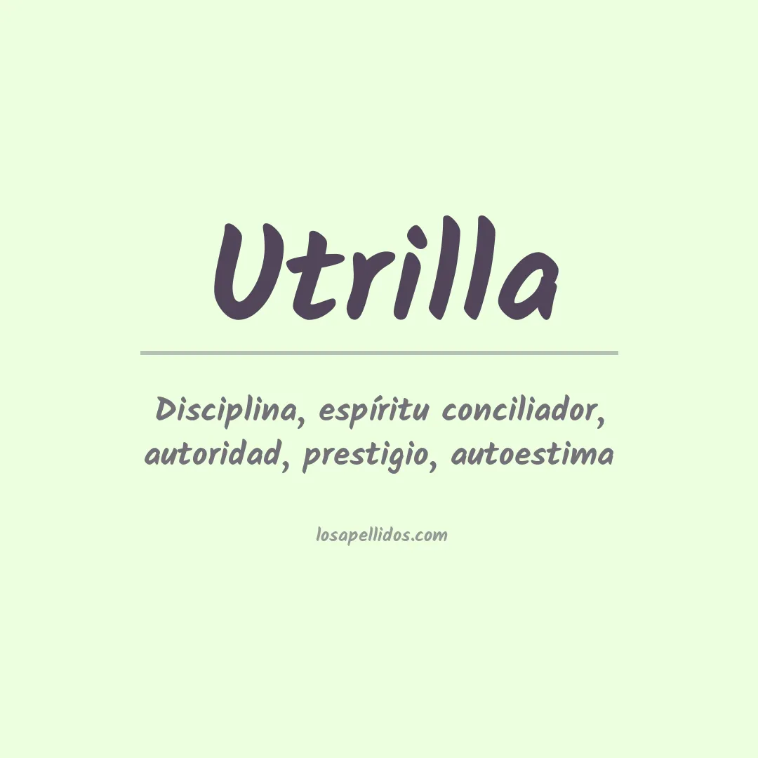 Apellido Utrilla