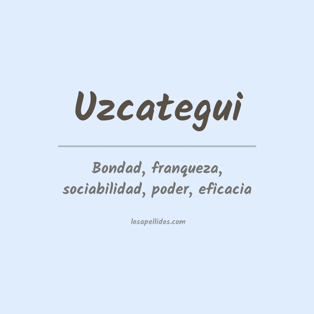 Apellido Uzcátegui