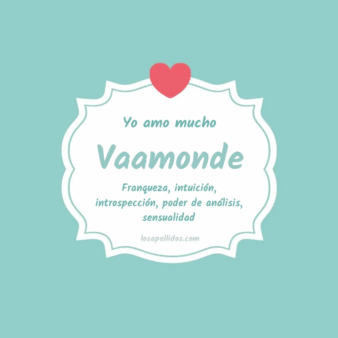 Yo amo mucho Vaamonde