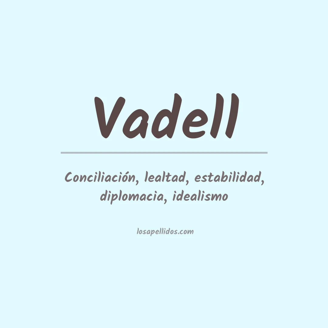 Apellido Vadell