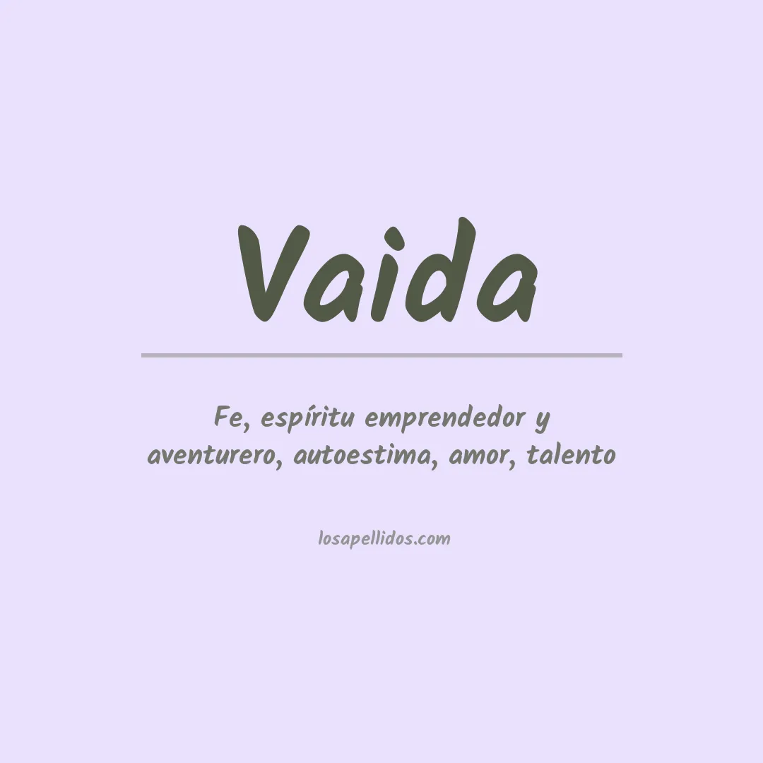 Apellido Vaida