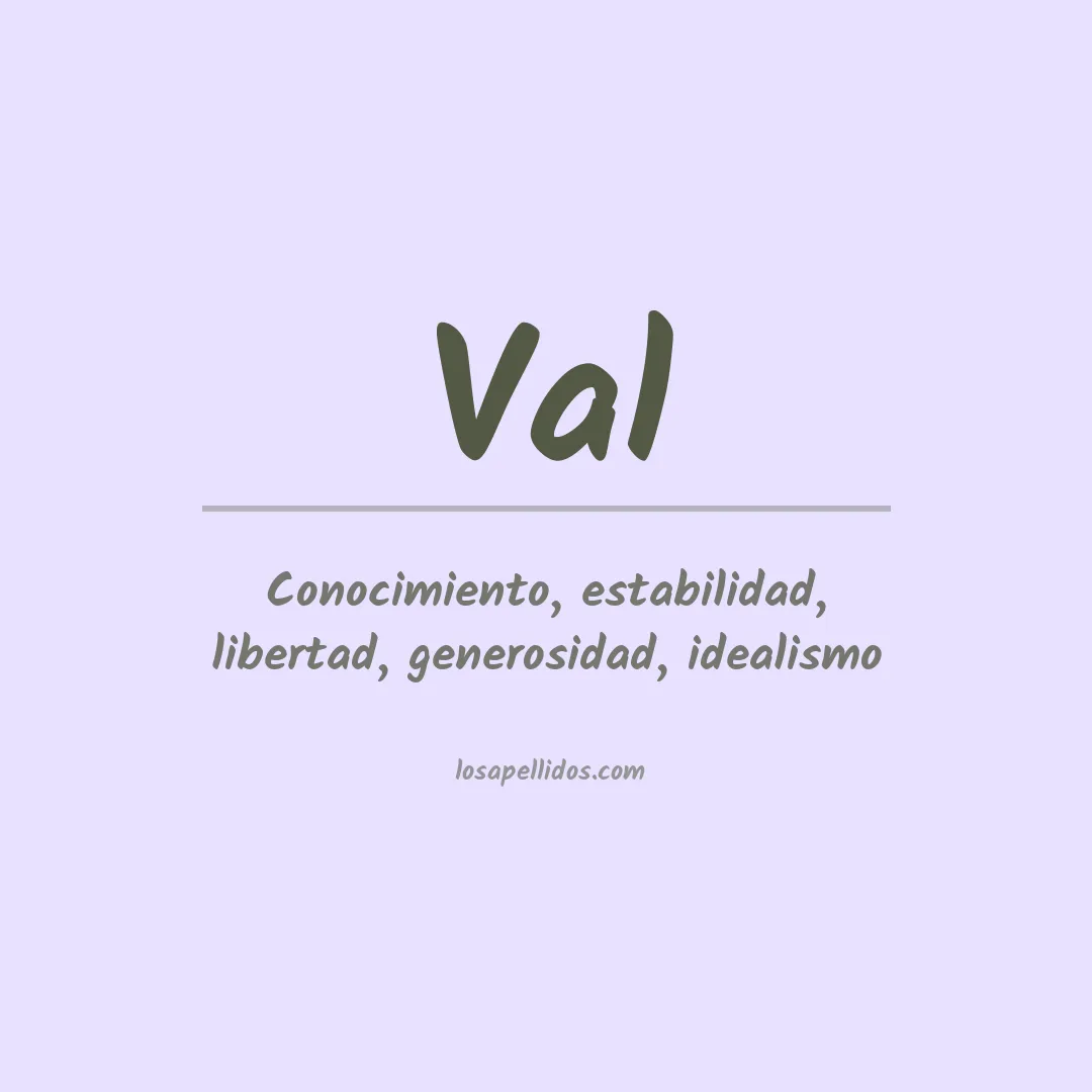 Apellido Val
