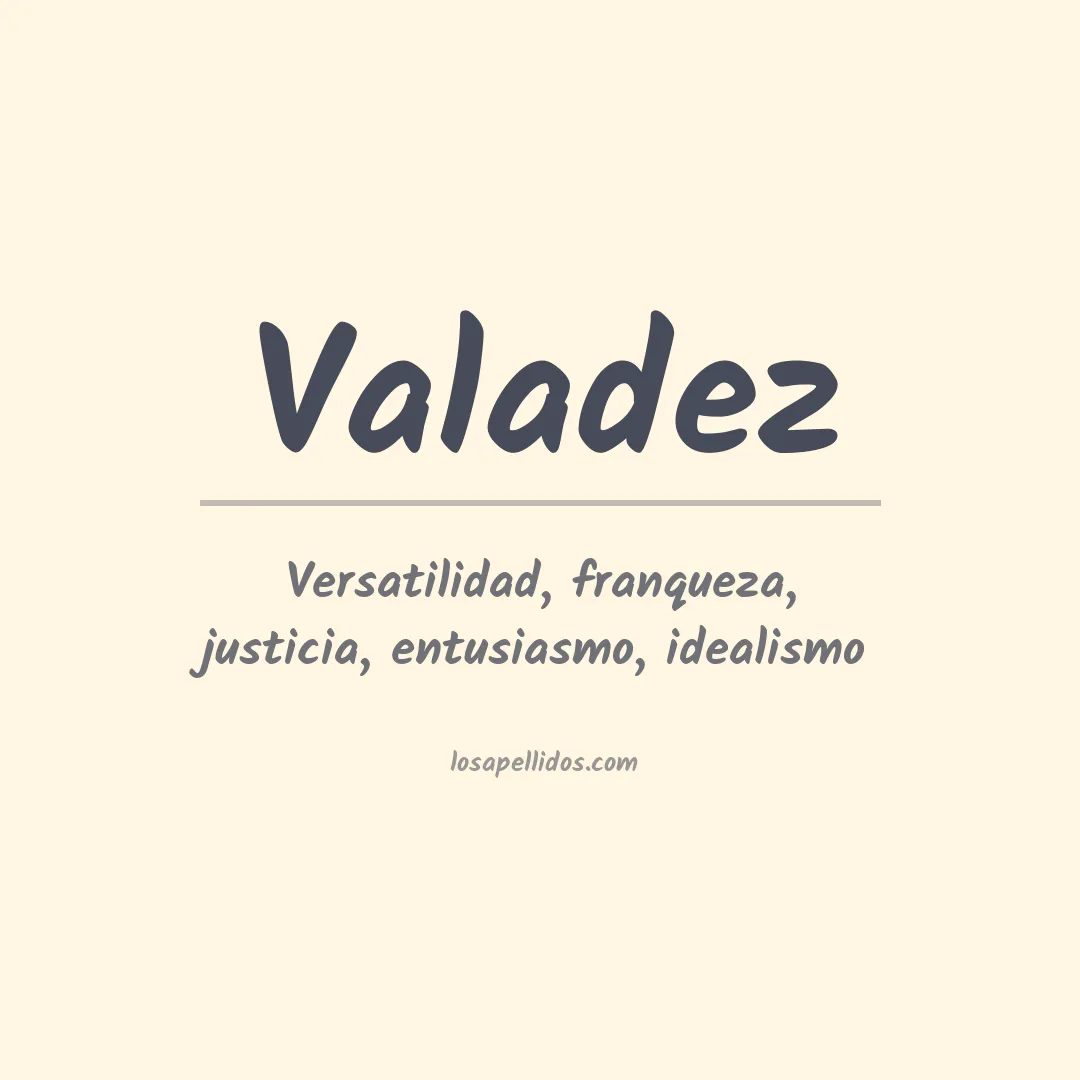 Apellido Valadez