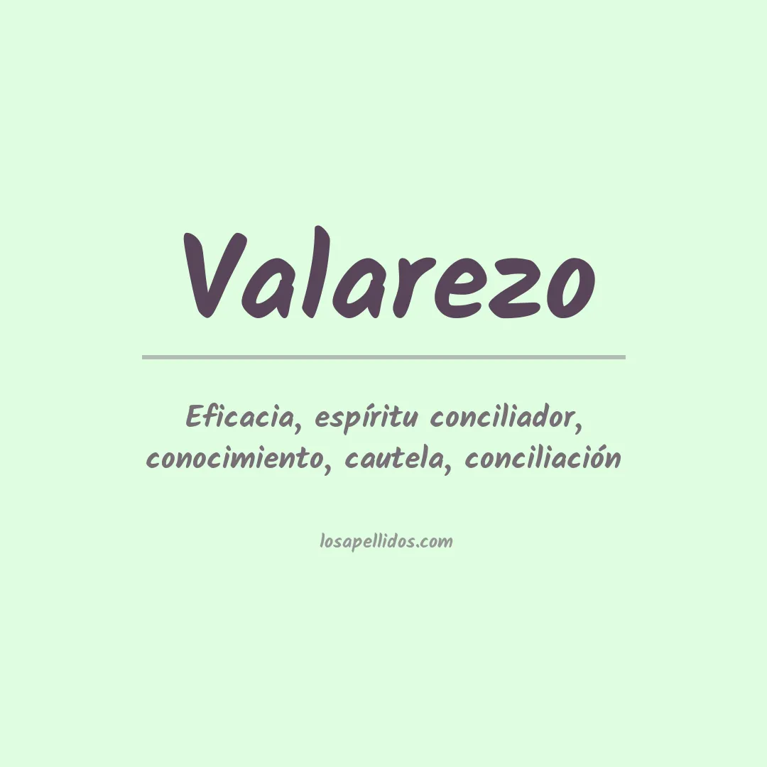 Apellido Valarezo