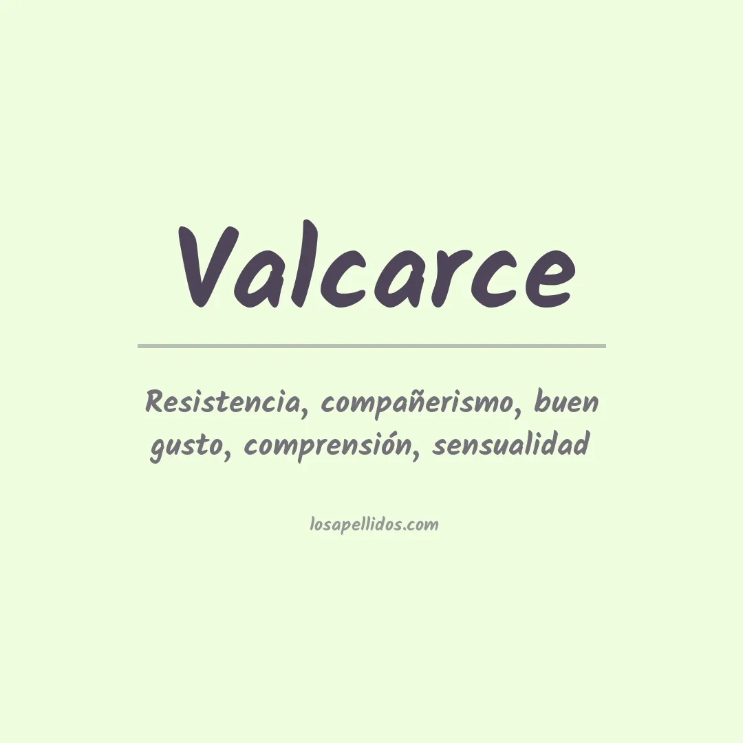 Apellido Valcarce