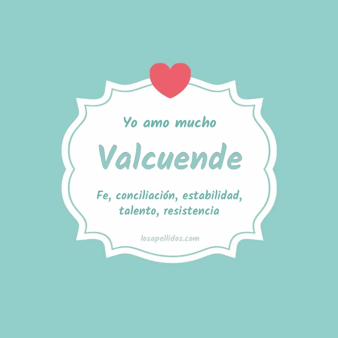 Yo amo mucho Valcuende
