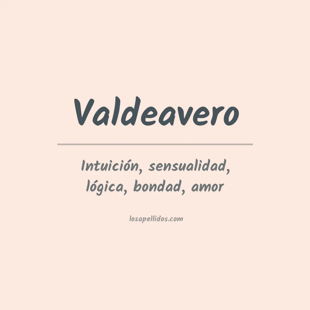 Apellido Valdeavero