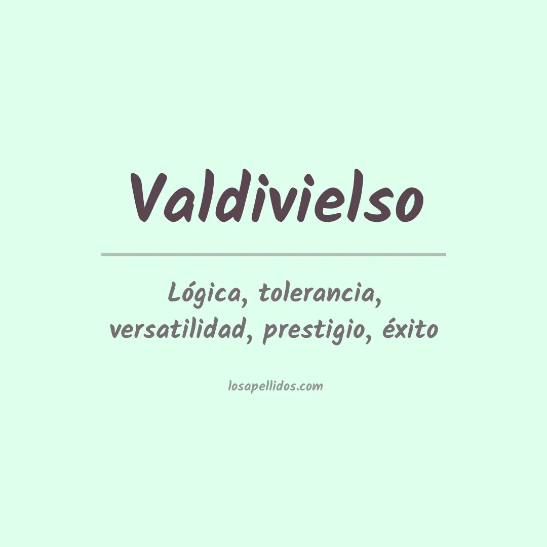Apellido Valdivielso