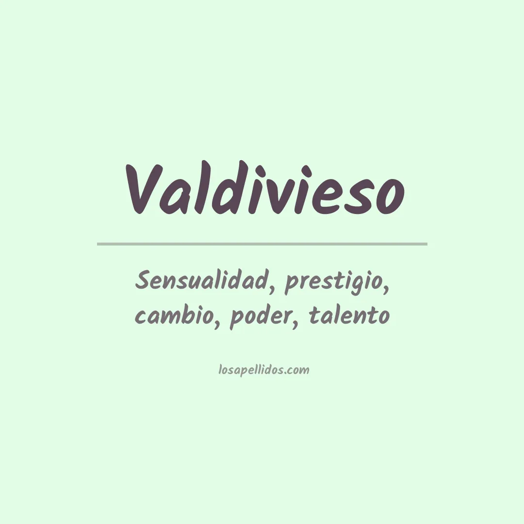 Apellido Valdivieso