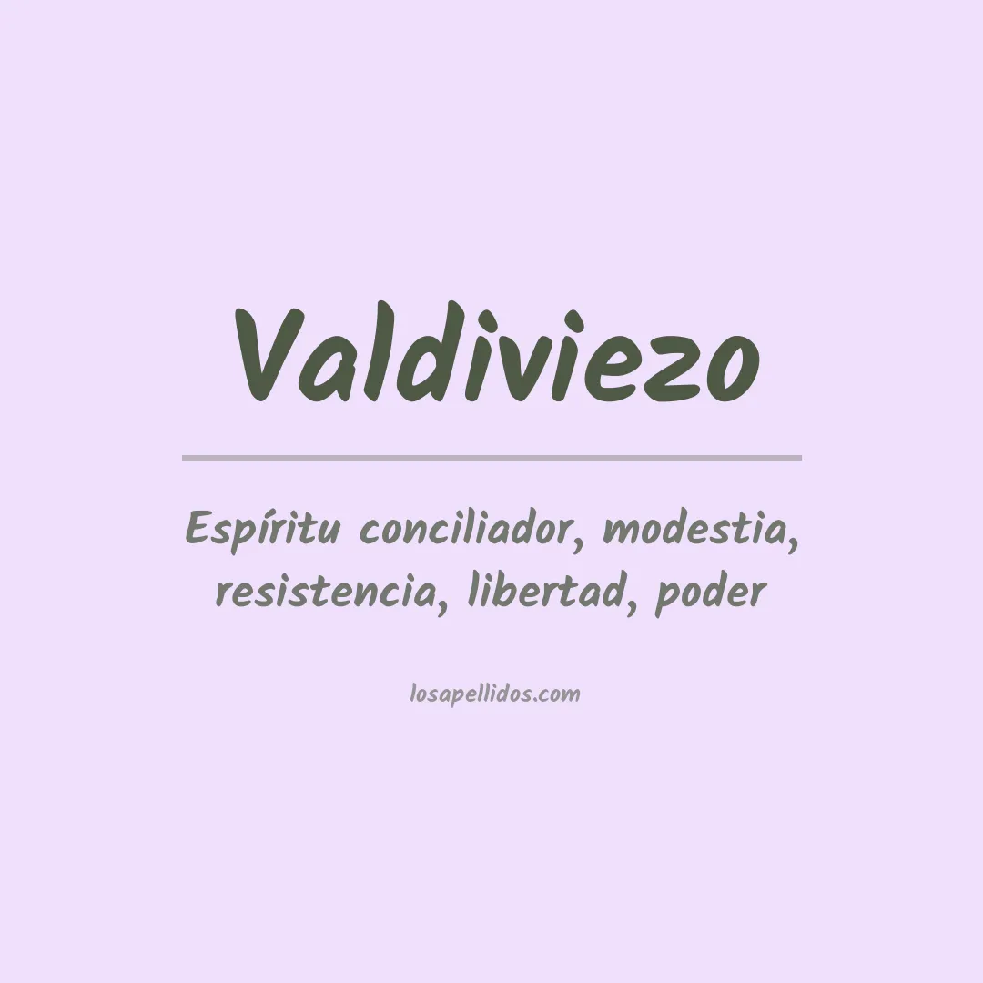 Apellido Valdiviezo