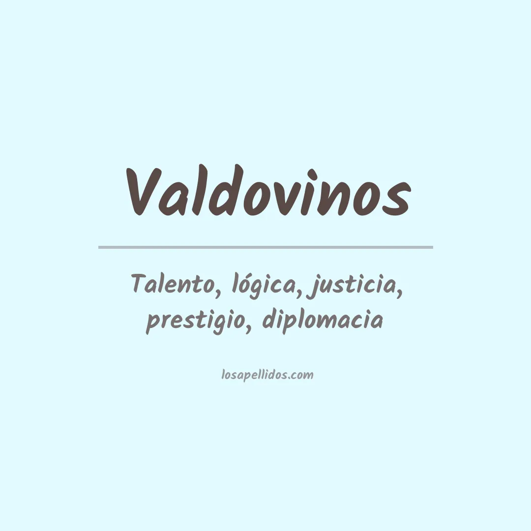 Apellido Valdovinos