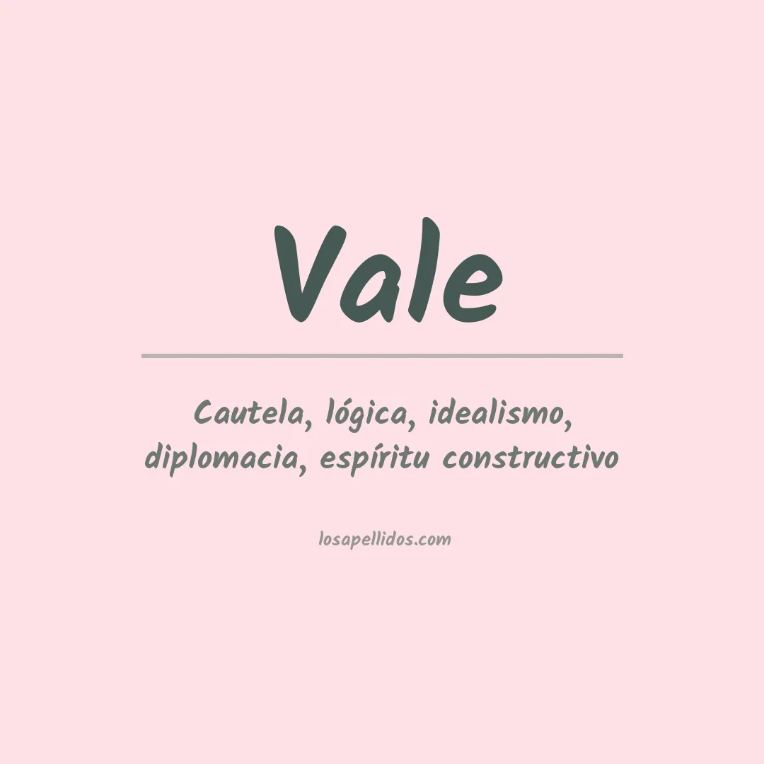 Apellido Vale
