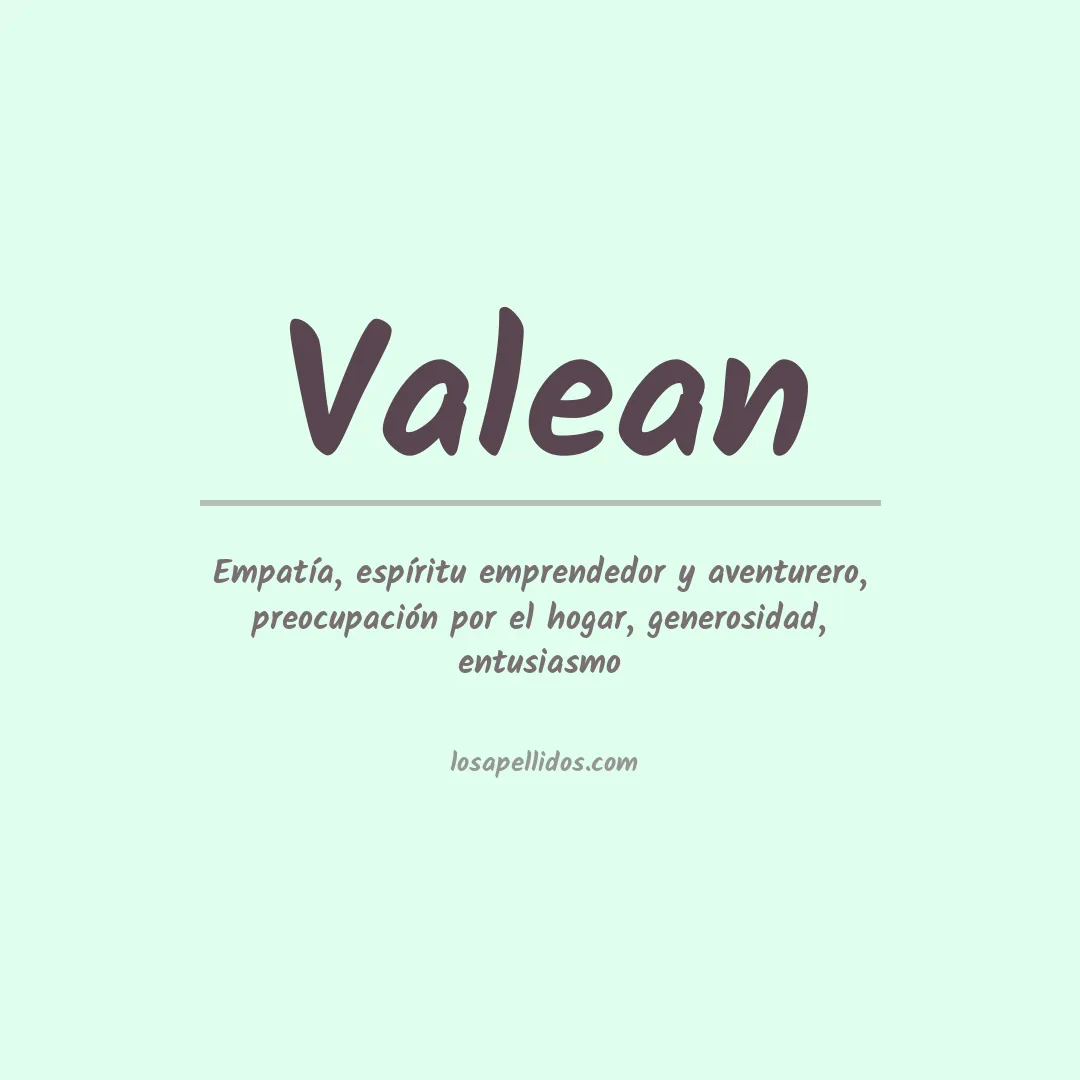 Apellido Valean