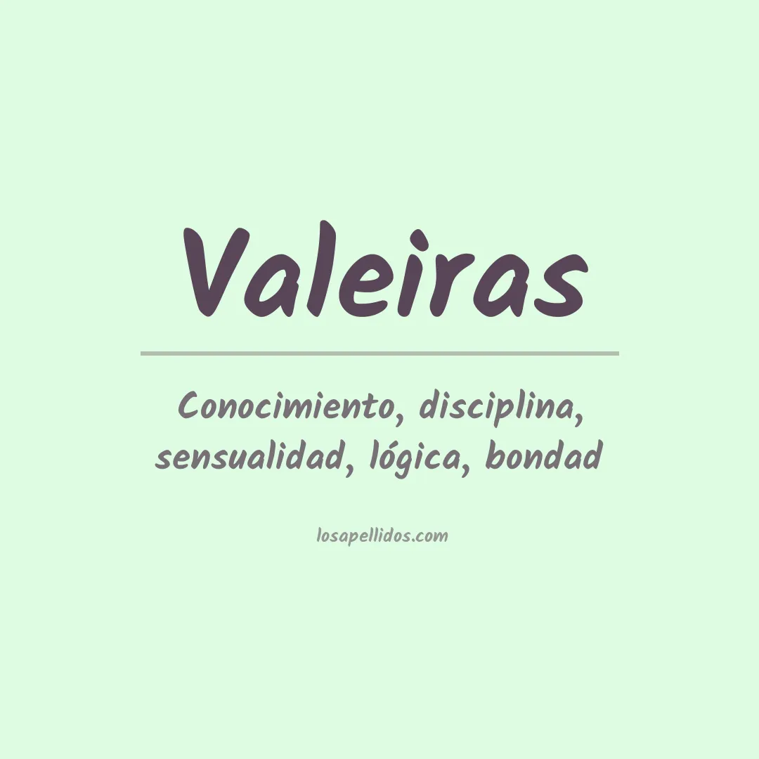 Apellido Valeiras
