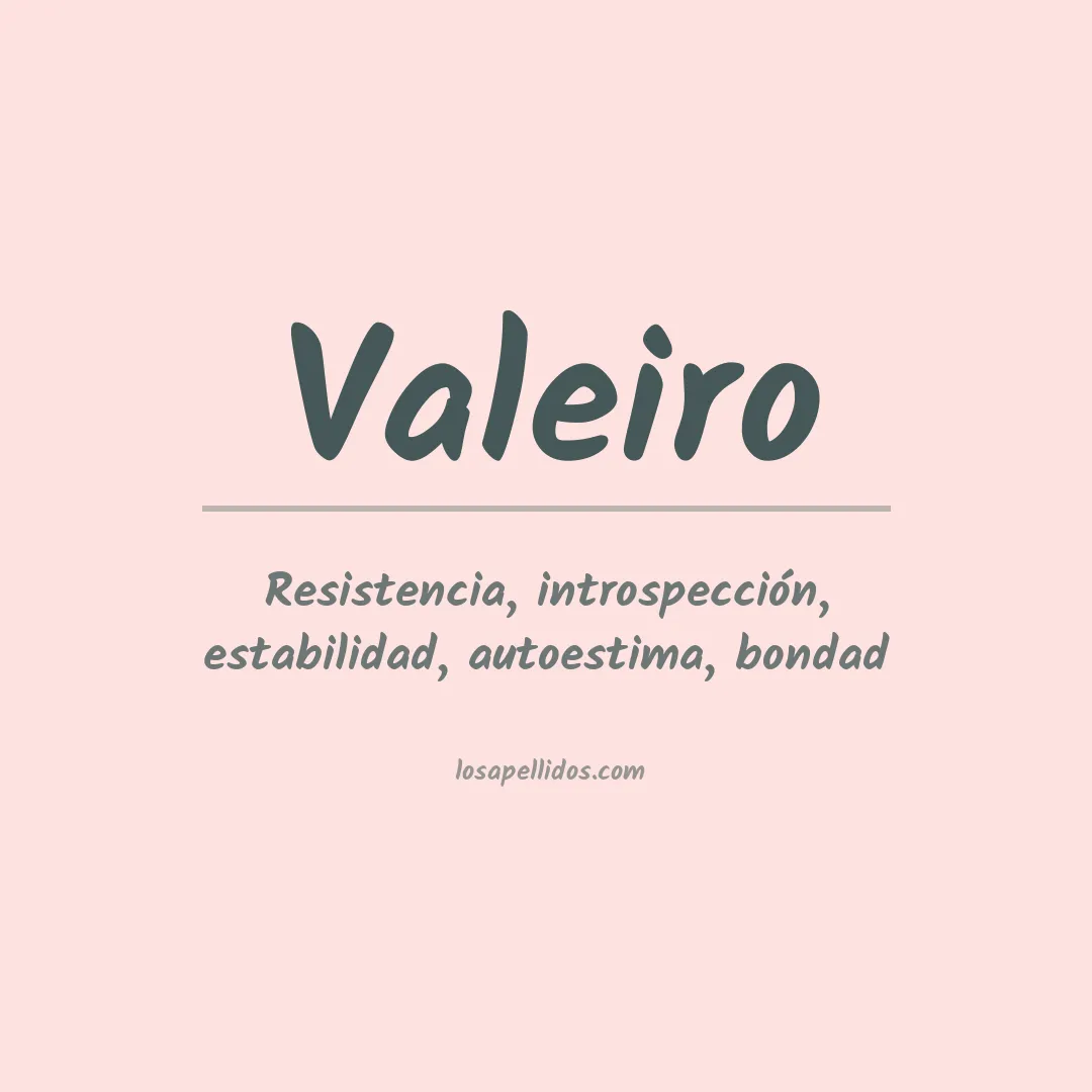 Apellido Valeiro