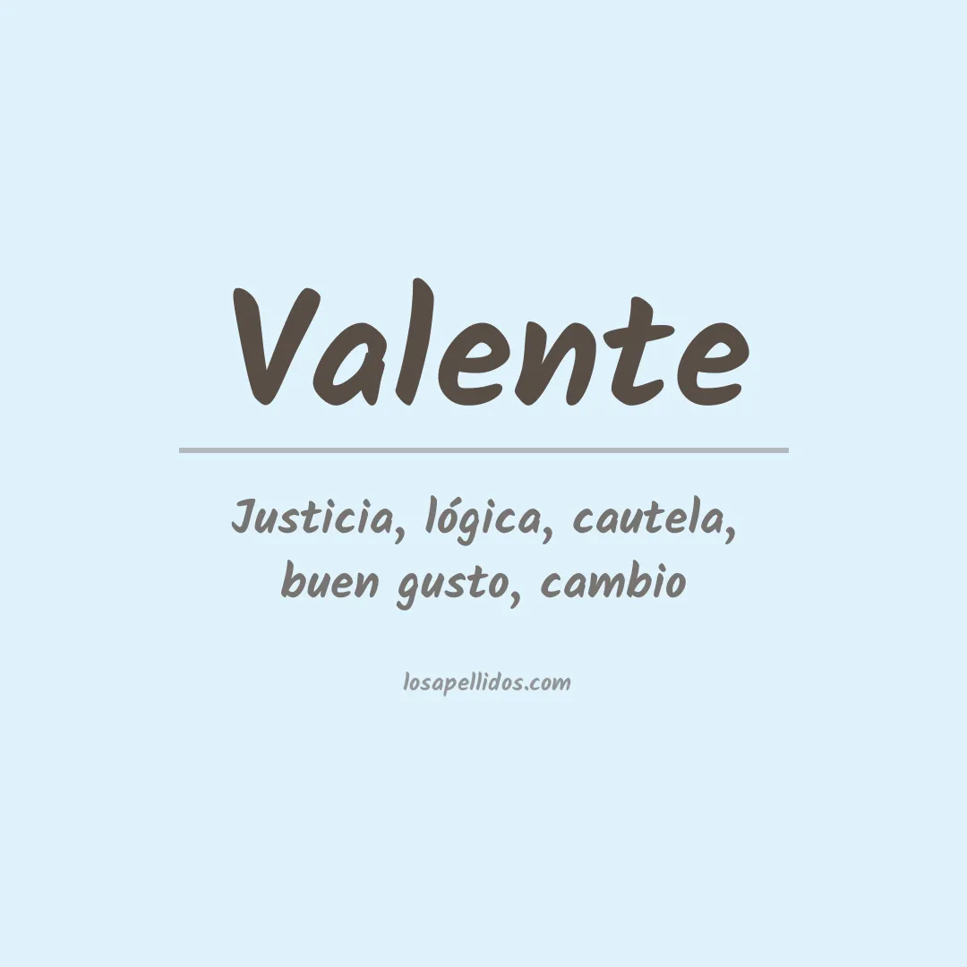 Apellido Valente