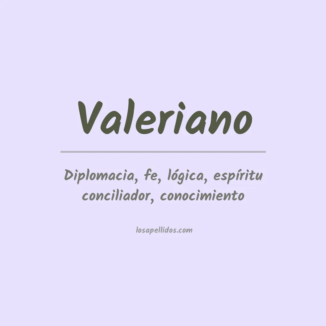 Apellido Valeriano