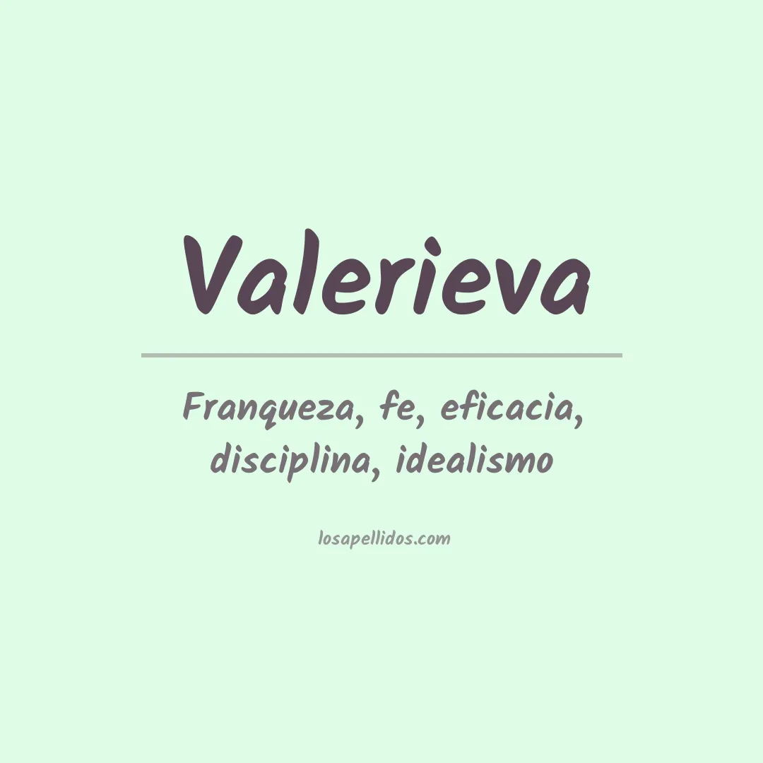 Apellido Valerieva