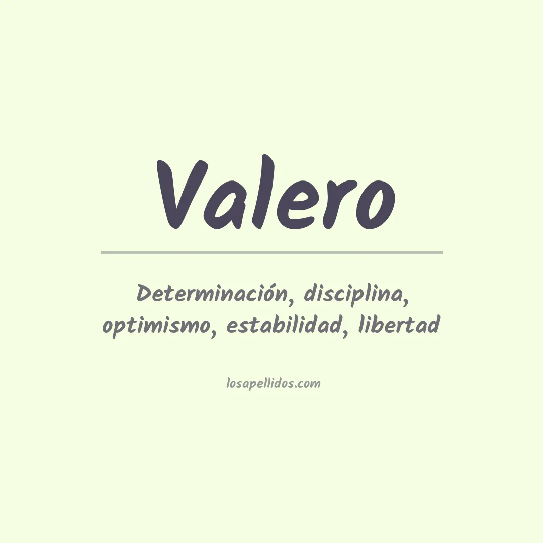 Apellido Valero